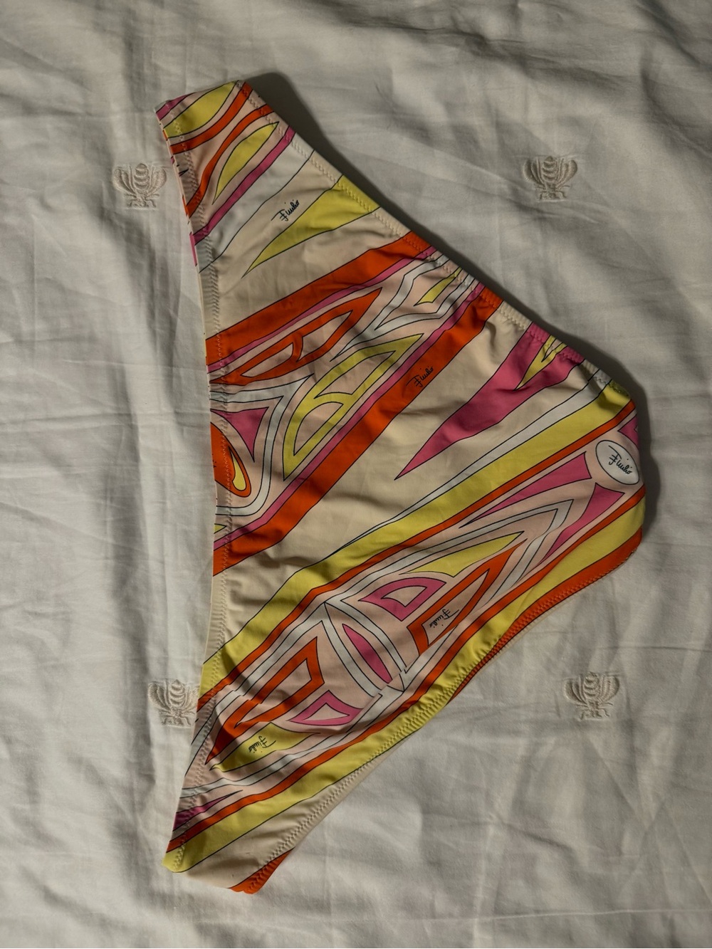 Authentic EMILIO PUCCI vintage 2000S geometric pattern two-piece bikini size 48 - Picture 2 of 13